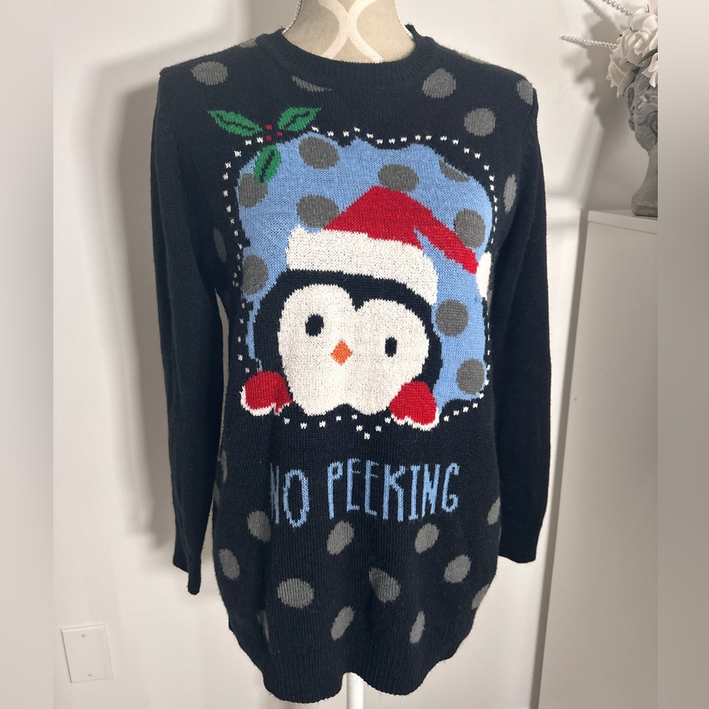 Super cute brand new no peaking Christmas sweater